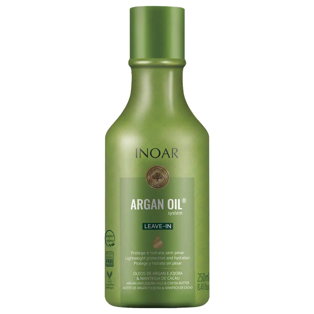 INOAR - Argan Oil Leave-in for Strengthening Frizz Control  (8.45 oz)